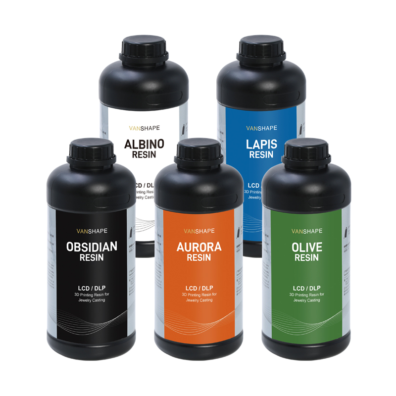 Vanshape ALBINO resin For LCD/ DLP 3D Printer High Accuracy Liquid Photopolymer Resin