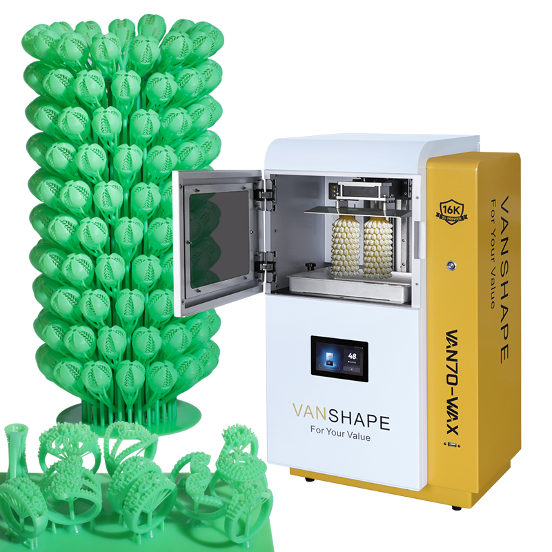 Ultra high precision 16K DLP resin 3D printer for small-scale 3D printing production in the jewelry industry