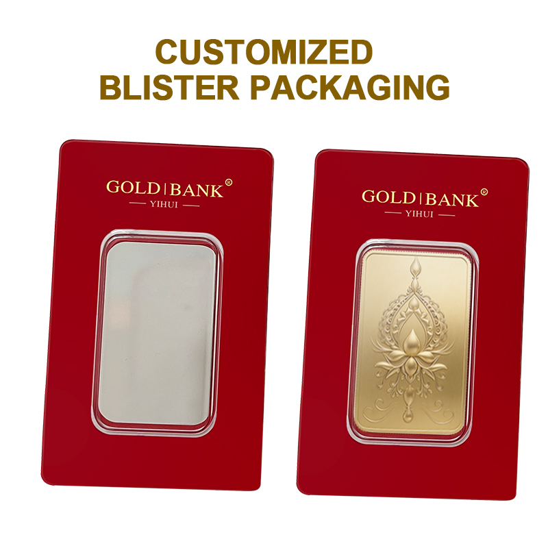 Yihui Casting Gold Coin Blister Packaging Plastic Box | Precious Metal Commemorative Coin Special Transparent Dustproof Packaging | Customized Size