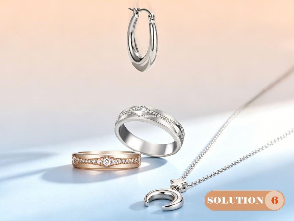 Stainless steel/titanium steel jewelry factory